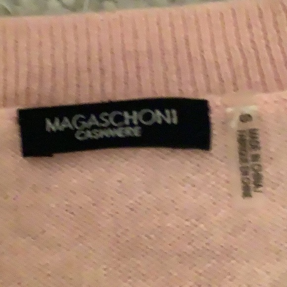 Magashoni Cashmere Short Sleeve Sweater EUC - Picture 2 of 6